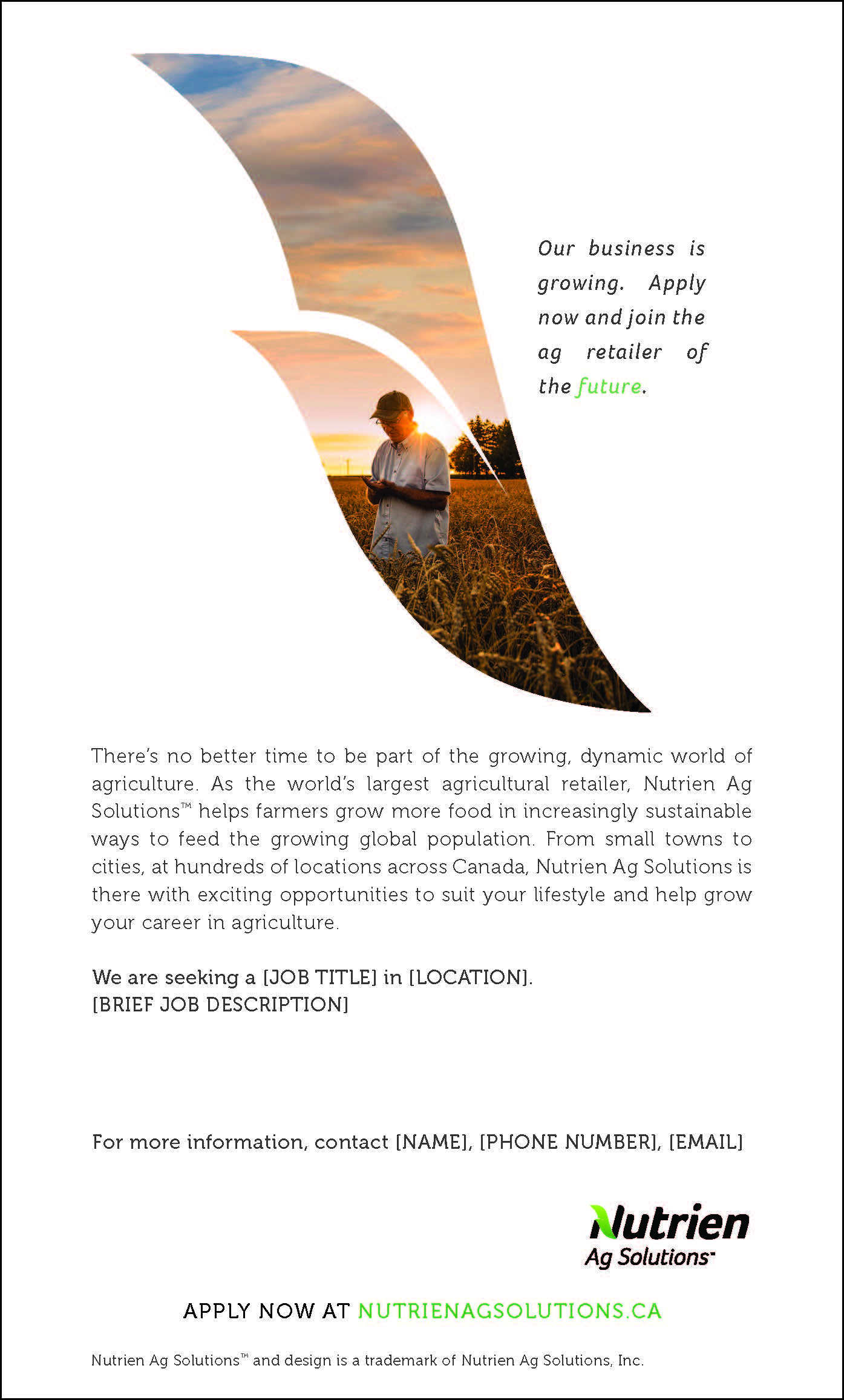 Nutrien Ag Solutions AdBuilder